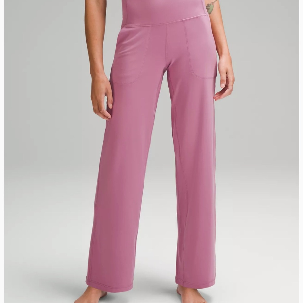 Lululemon wide leg align is dusty velvet